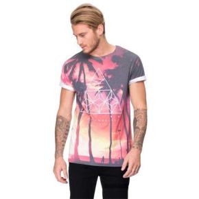 Polyester T shirt 3D Digital Printed Plus Size Men's T-shirt